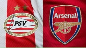 PSV Takes On Arsenal In Champions League Clash