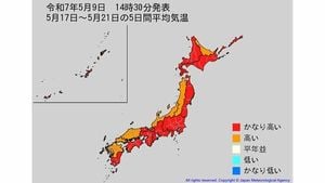 Japan Braces For Unusually High Temperatures Next Week