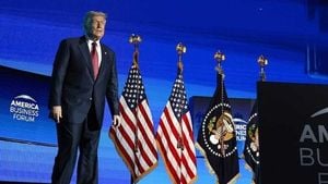 Trump Touts Economic Strength At Miami Forum Anniversary