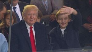 Barron Trump Takes Center Stage At 2025 Presidential Re-Inauguration