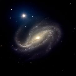 NGC 613: Spiral of Dust and Stars