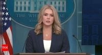 White House Press Secretary Karoline Leavitt’s 'power mom' moment goes viral: 'Truly admirable' - Times of India