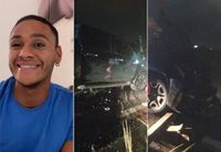 Influenciador digital Ney Lima escapa ileso de grave acidente na BR-116