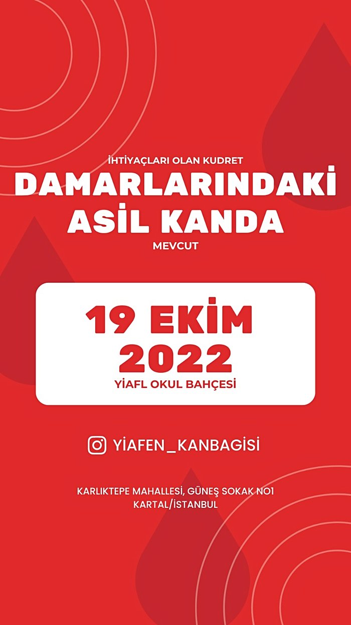 Yüksel-İlhan Alanyalı Fen Lisesi Kan Bağışı Etkinliği