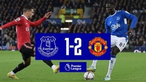 Everton Challenges Manchester United At Goodison Park