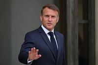 French President Macron says 2-state talks in New York key to mobilizing world support