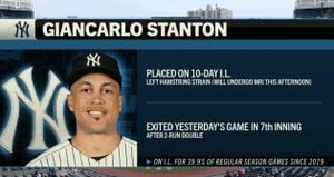 Yankees Star Giancarlo Stanton Returns To New York Amid Health Concerns