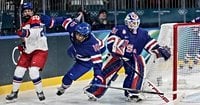 Laila Edwards sparks U.S. women's hockey to win over Czechia in Olympic opener