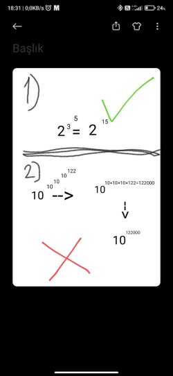 Görselde matematiksel çözümdeki hata nedir?