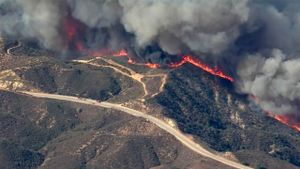 Hughes Fire Forces Mass Evacuations Near Castaic