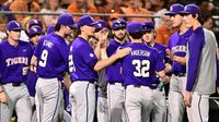 No. 2 LSU baseball wins game one over No. 5 Texas 8-2