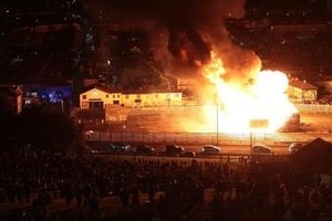 Derry Bonfires Spark Outrage Over Burning Of Flags