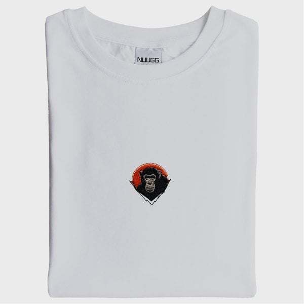 The Chimp: Şempanze T-Shirt (Nakış, %100 Pamuk)