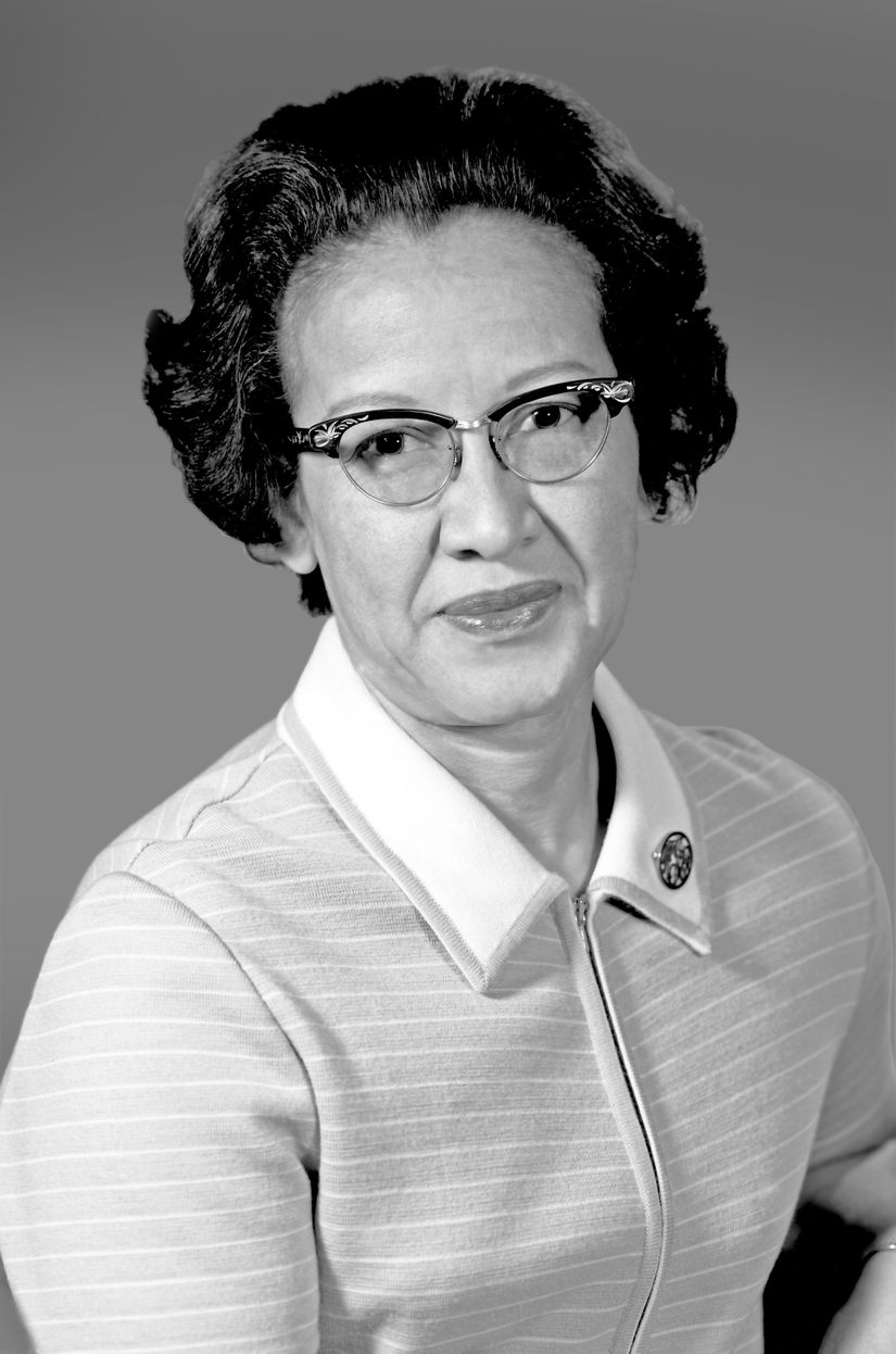 Katherine Johnson'un NASA arşivlerindeki biyografi fotoğrafı