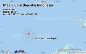 Indonesia Hit By Powerful Earthquakes On February 26, 2025