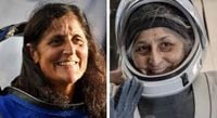 Fotos de antes e depois dos astronautas presos no espaço revelam o impacto chocante de ficarem 9 meses no espaço - JNE