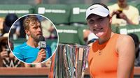 Steve Johnson responds when asked if Mirra Andreeva is the best women's player in the world now after she wins the Indian Wells title