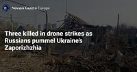 Three killed in drone strikes as Russians pummel Ukraine’s Zaporizhzhia — Novaya Gazeta Europe