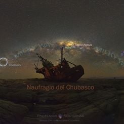  Milky Way over Shipwreck 