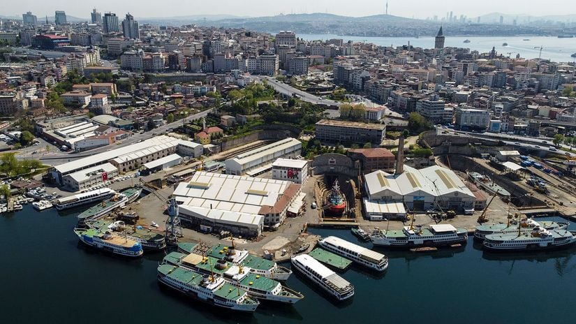 İstanbul, Haliç'te Bulunan &quot;Tersane-i Amire&quot;nin Günümüz Konumu