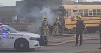 ‘Your bus is on fire. Get the kids out now’: Driver, students escape from burning bus in Oshawa on Wednesday morning