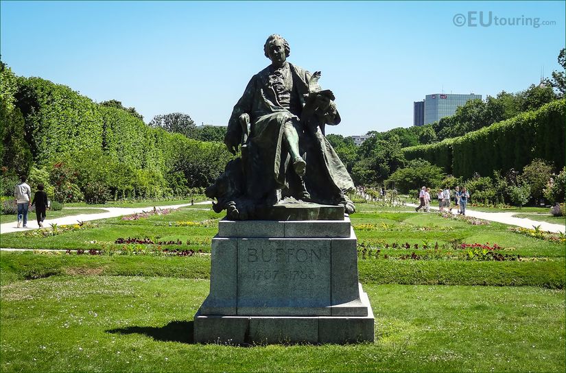 Georges-Louis Leclerc, Comte de Buffon'un Paris'teki heykeli