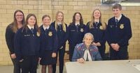 Troy FFA students meet Temple Grandin