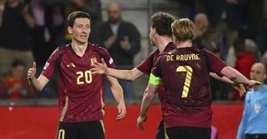 Rode Duivels Shine With 3-0 Victory Over Ukraine