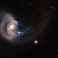  Galaxy NGC 7714 After Collision 