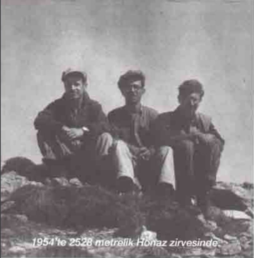 Sırrı Erinç Honaz Zirvesinde