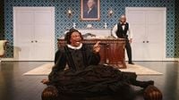 Tituss Burgess to drink paint thinner in Oh, Mary! for six more weeks