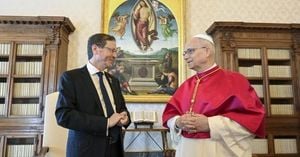 Pope Leo XIV Urges Two State Solution In Gaza Talks