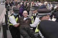 UK to put limits on repeated protests | Arkansas Democrat Gazette
