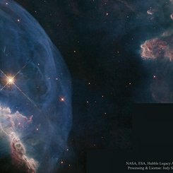  Close-up of the Bubble Nebula 