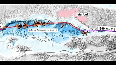 Deprem Kırılma Desenleri, Marmara Fayı'nın İstanbul'a Önemli Ölçüde Sismik Enerji Yönlendirdiğini Ortaya Koyuyor!