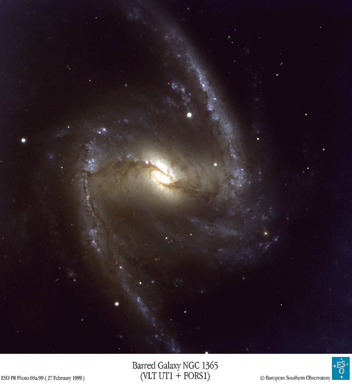 NGC 1365: A Nearby Barred Spiral Galaxy