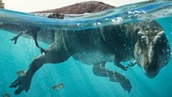 T. rex Yüzebiliyor muydu? Kısmen