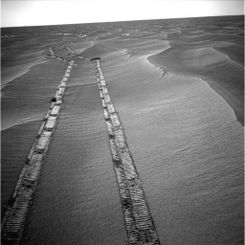 Looking Back Across Mars