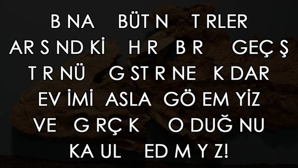 Bu cümleyi milyarlarca yıllık evrimsel süreç olarak görürsek; aradaki eksikler olsa da cümleyi anlayabiliyorsunuz, değil mi?