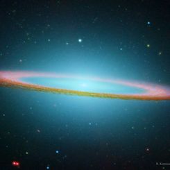  The Sombrero Galaxy in Infrared 