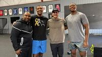 DJ Lagway spends spring break training with Anthony Richardson