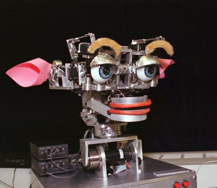 Robot duyguları üzerine araştırma platformu olarak kullanılan KISMET isimli robot...