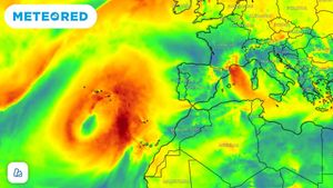 Storm Dorothea Causes Havoc Across Canary Islands