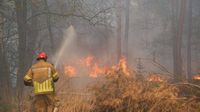Zeer grote bosbrand Drunen, NL-Alert verstuurd om gebied te verlaten