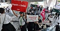 Air Canada grounded as striking union defies order to get back to work