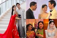 「40億千金」蔡頌思嫁日籍金融才俊 世紀婚禮換足七套晚裝 李家超汪明荃梁愛詩現身見證