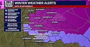 Ice Storm Paralyzes Atlanta And North Georgia Region