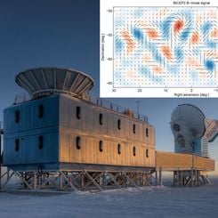  Cosmic Microwave Map Swirls Indicate Inflation 