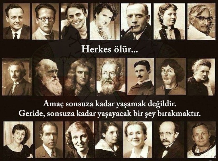 "Herkes ölür. Amaç sonsuza kadar yaşamak değildir. Geride, sonsuza kadar yaşayacak bir şey bırakmaktır."