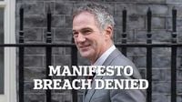 Minister denies manifesto breach after unfair dismissal U-turn